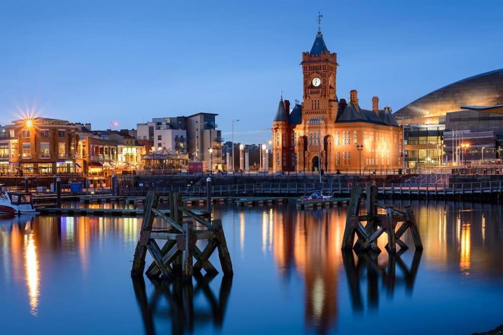 3 Bed Flat Near To Cardiff And Cardiff Bay Apartment Exterior foto